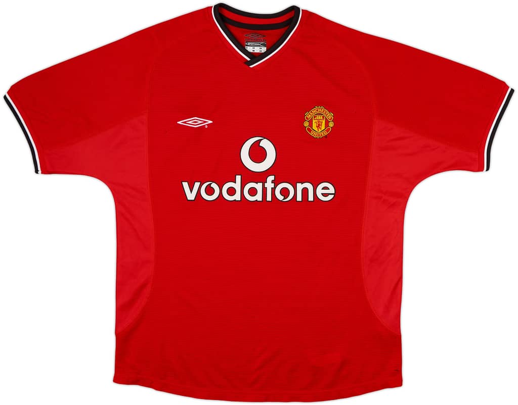 2000-02 Manchester United Camiseta de local - 5/10 - (M)