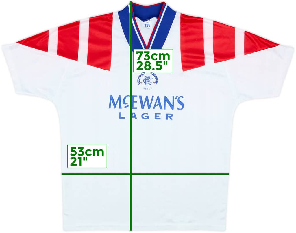 1992-93 Rangers Away Shirt - 6/10 - (M)