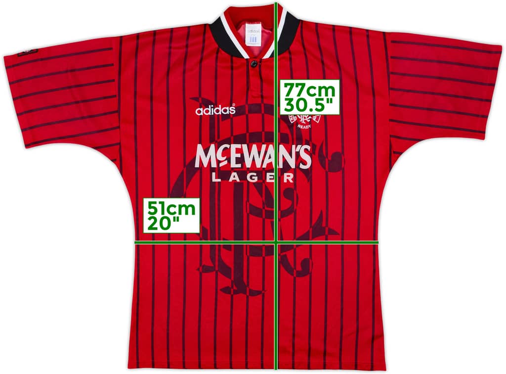 Camiseta de visitante del Rangers 1994-95 - 8/10 - (M/L)