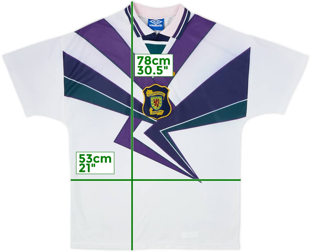 1995-96 Scotland Away Shirt - 6/10 - (L)
