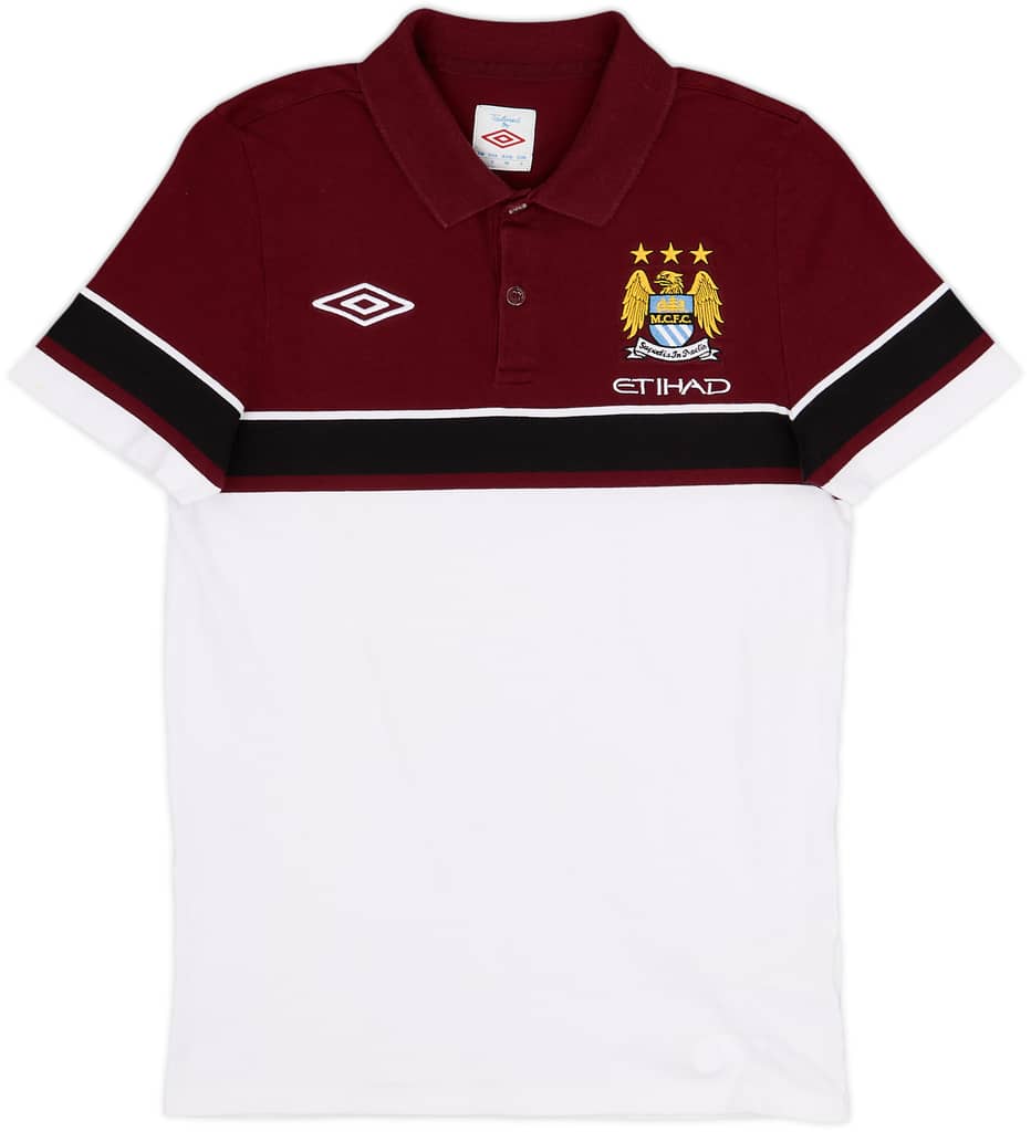2010-11 Manchester City Umbro Polo Shirt - 9/10 - (S)