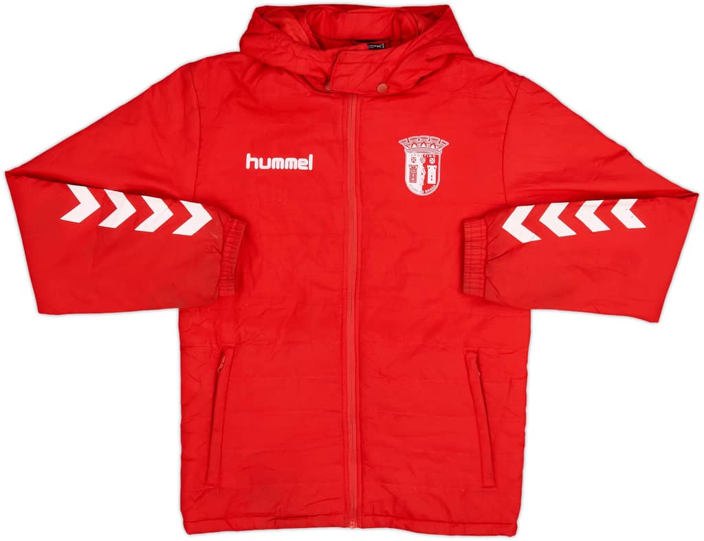 2019-20 Braga Hummel Abrigo acolchado de banquillo - 8/10 - (XL.Niños)