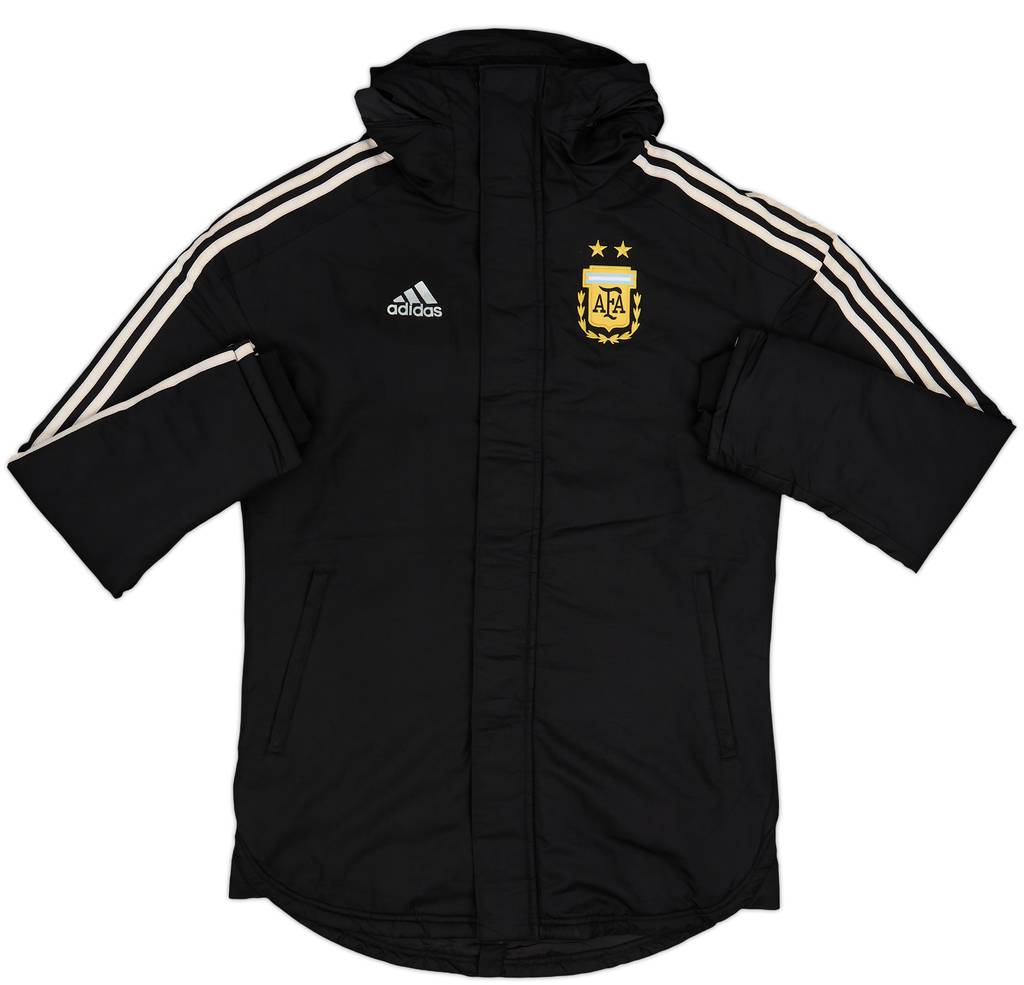 2017-18 Argentina adidas Padded Bench Coat - 7/10 - (S)