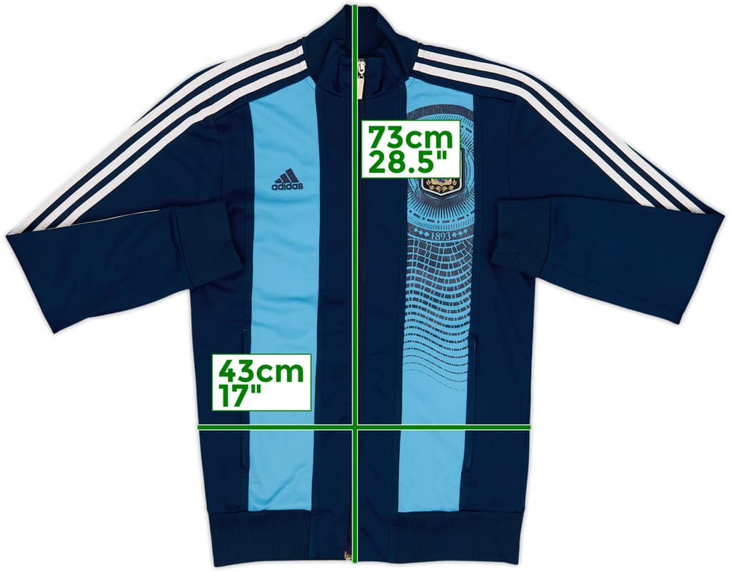 2012-13 Argentina adidas Track Jacket - 6/10 - (XS)