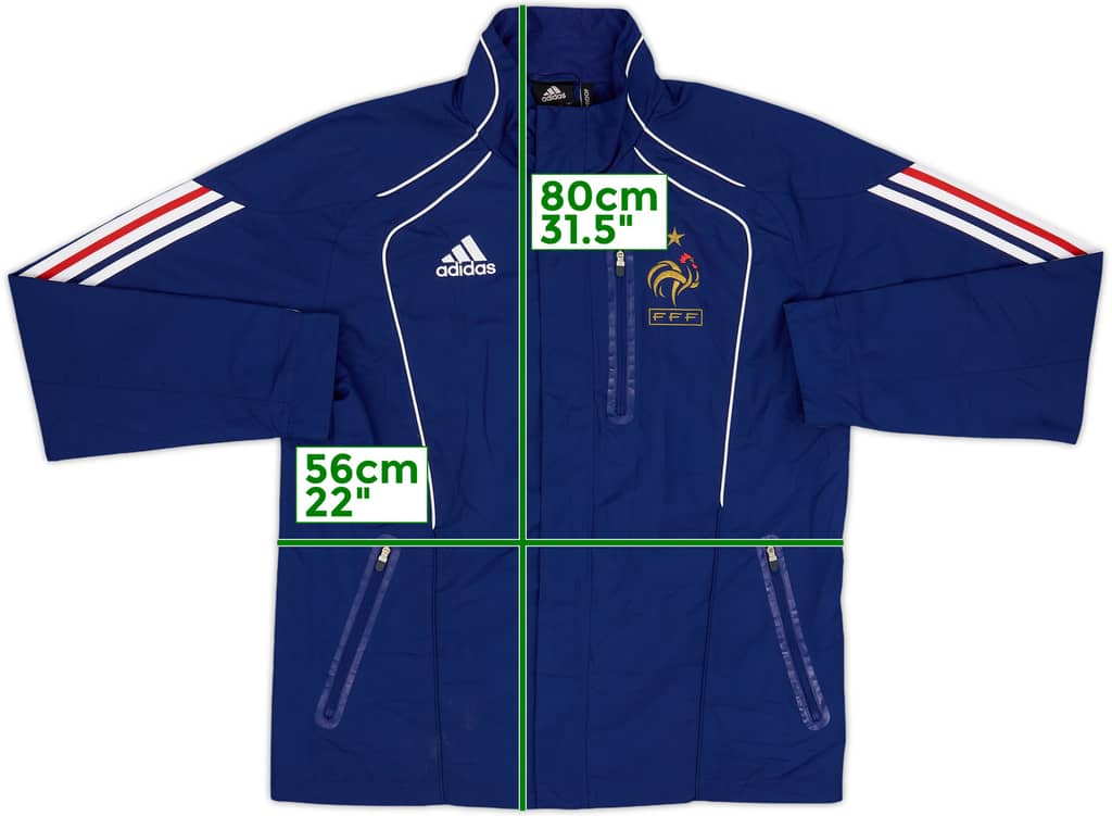 2009-10 France adidas Track Jacket - 8/10 - (M)