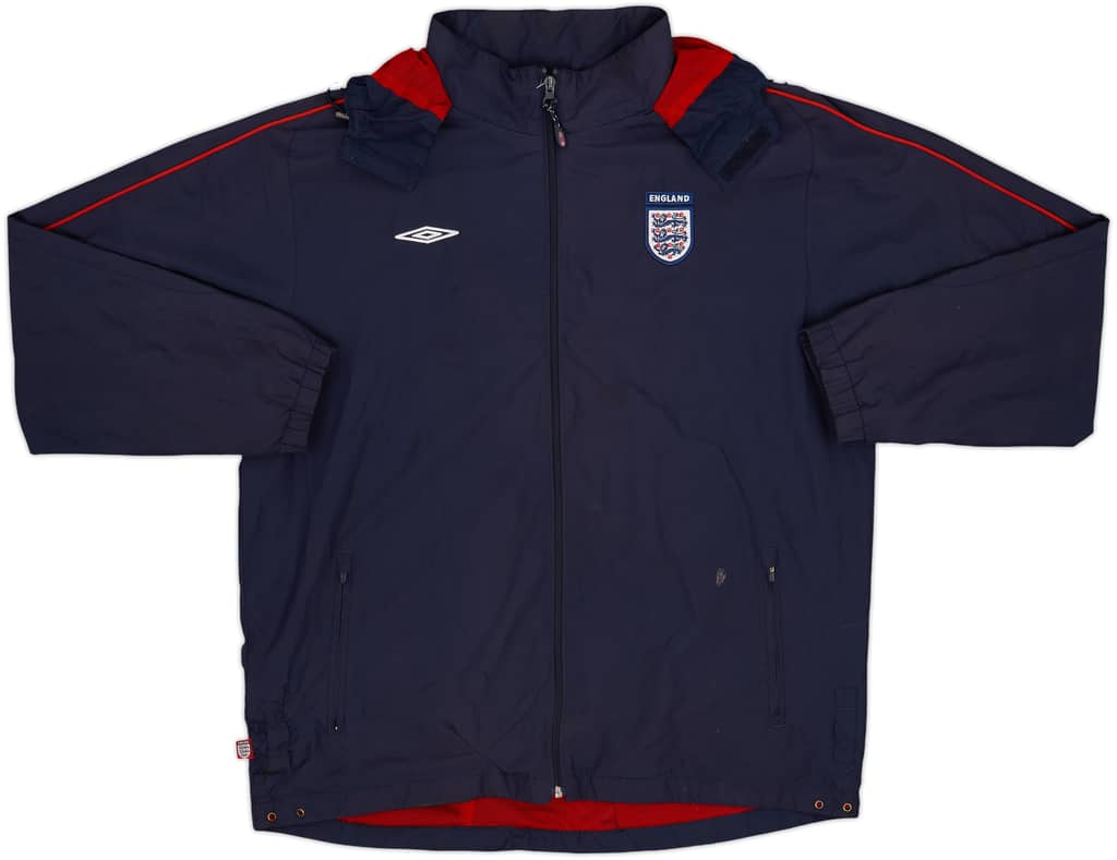 2007-09 England Umbro Hooded Track Jacket - 4/10 - (L)