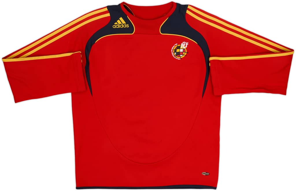 2007-08 Spain adidas Sweat Top - 6/10 - (L)