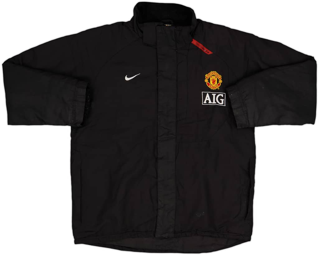 2007-08 Manchester United Nike Padded Bench Coat - 7/10 - (M)
