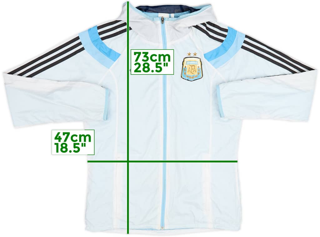 2014-15 Argentina adidas Hooded Rain Jacket - 5/10 - (L)