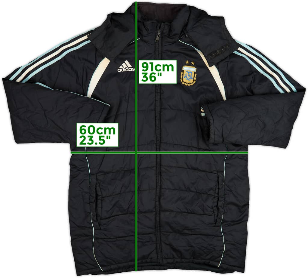 2006-08 Argentina adidas Abrigo de banquillo acolchado - 5/10 - (L)