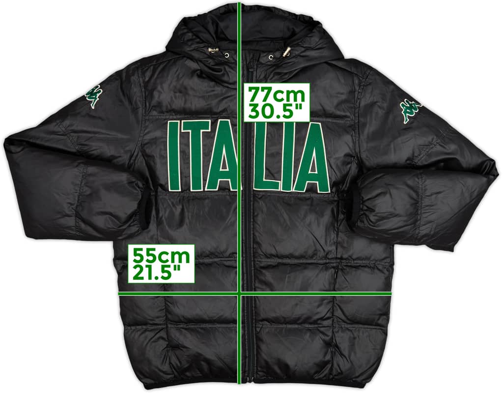 2002-03 Abrigo Kappa acolchado de banco de Italia - 6/10 - (L)