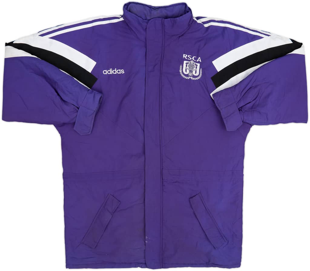 1996-97 Anderlecht adidas Padded Bench Coat - 8/10 - (M/L)