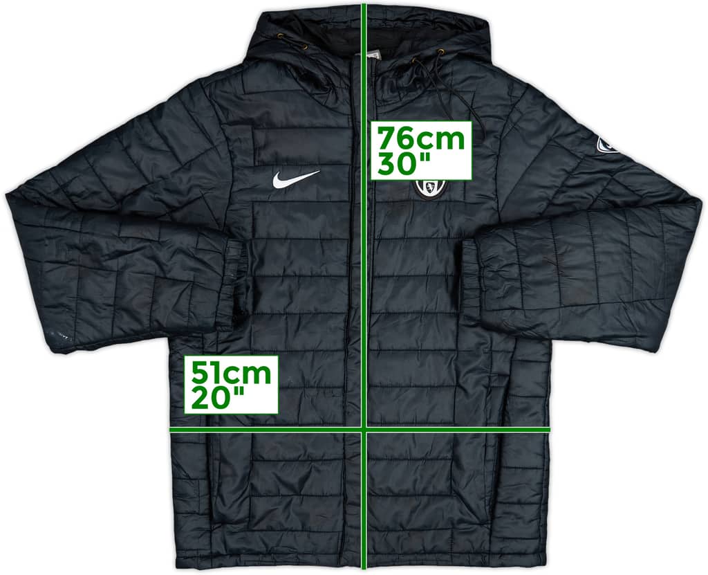2008-09 Juventus Nike Hooded Rain Jacket - 8/10 - (S)