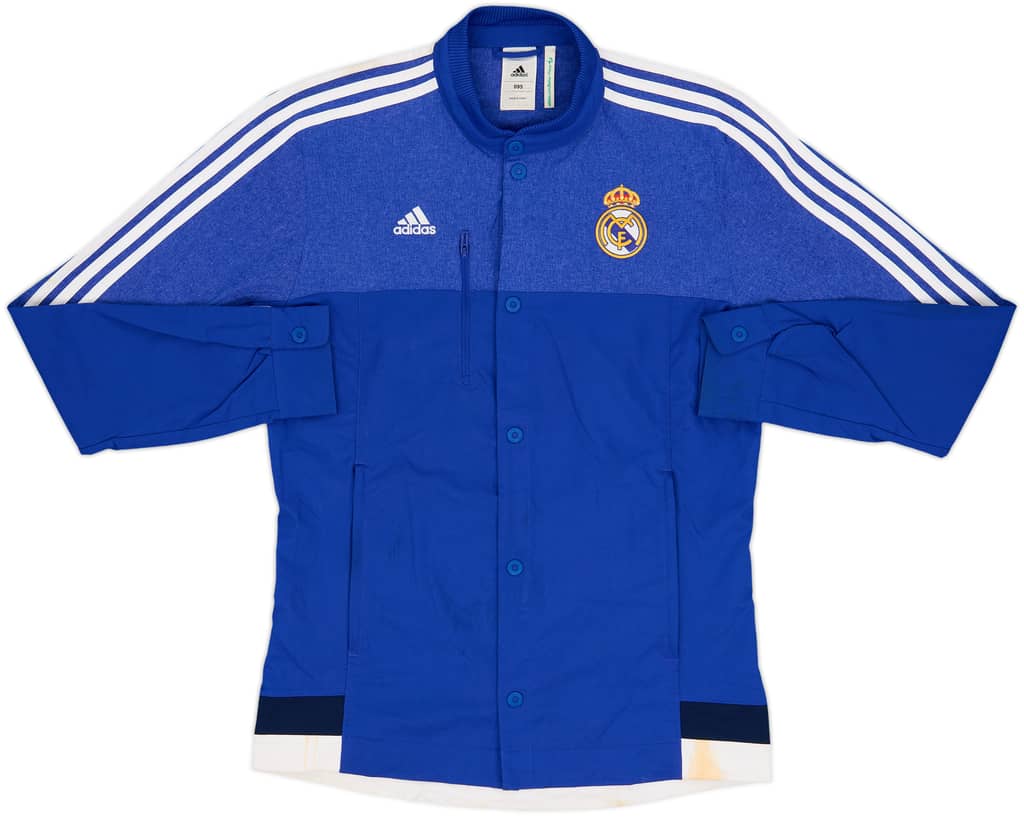 2014-15 Real Madrid adidas Button Track Jacket - 6/10 - (M)