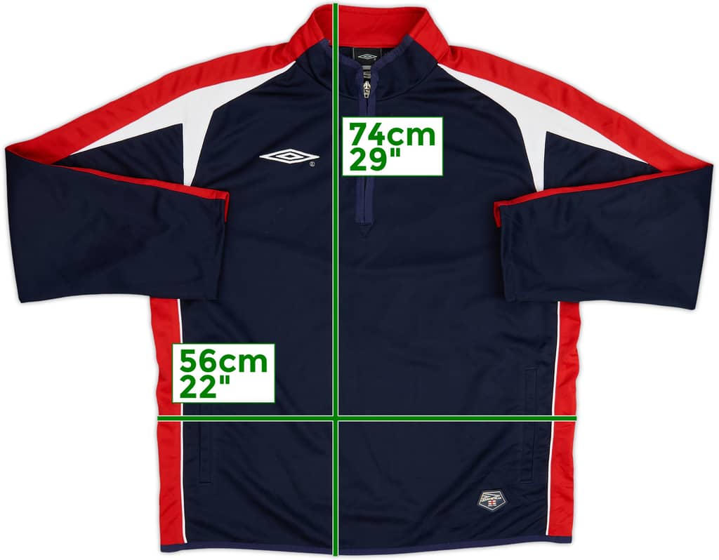 2004-05 England Umbro Track Jacket - 6/10 - (XL)