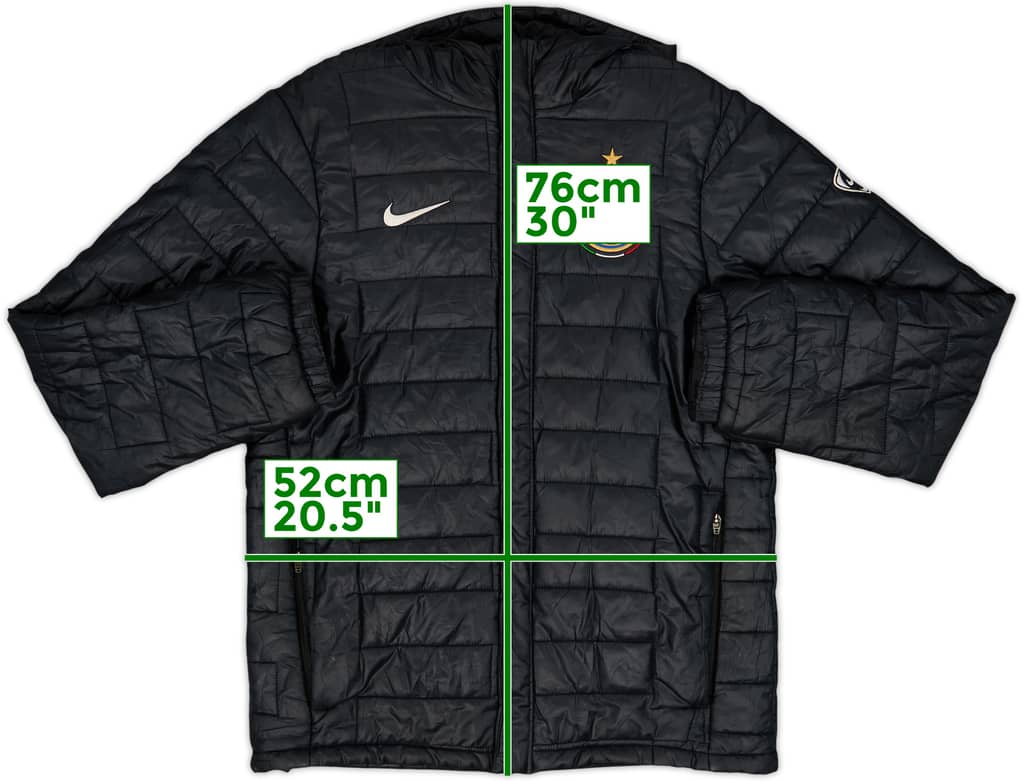 2009-10 Inter Milan Nike Padded Bench Coat - 8/10 - (S)