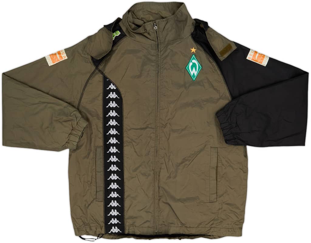 2006-07 Werder Bremen Kappa Hooded Rain Jacket - 7/10 - (S)
