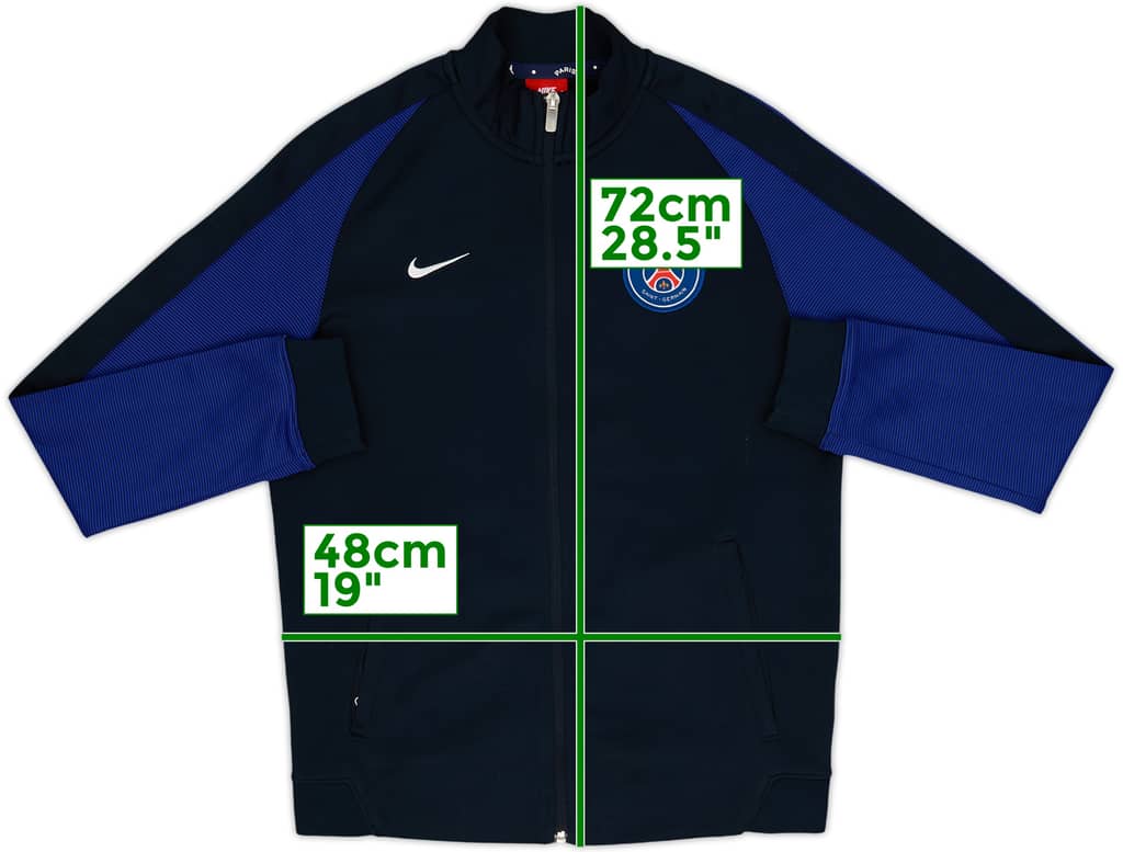 2016-17 Paris Saint-Germain Nike Track Jacket - 8/10 - (M)