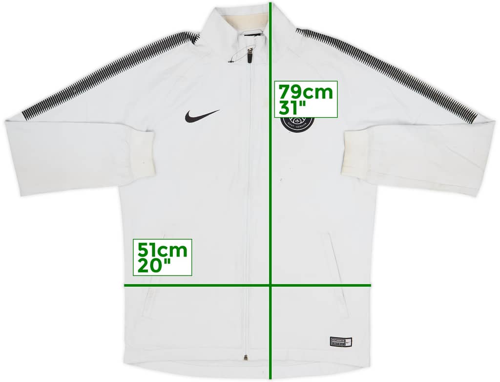 2017-18 Paris Saint-Germain Nike Track Jacket - 4/10 - (M)