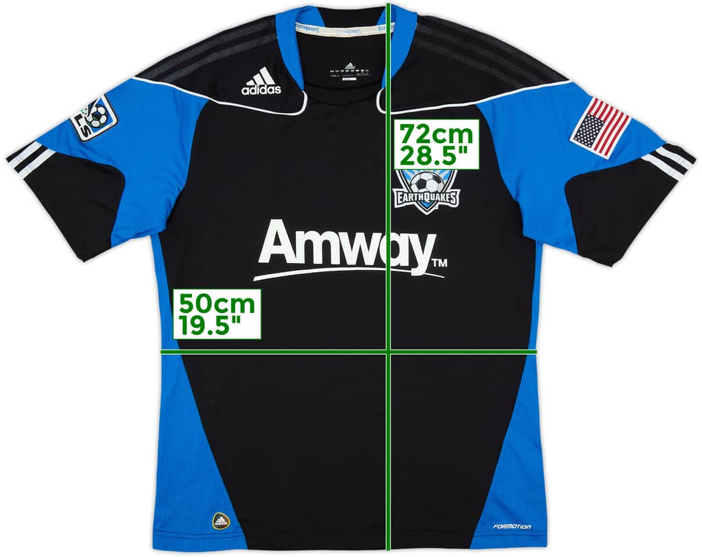 2008-09 San Jose Earthquakes Auténtica Camiseta Local - 4/10 - (L)