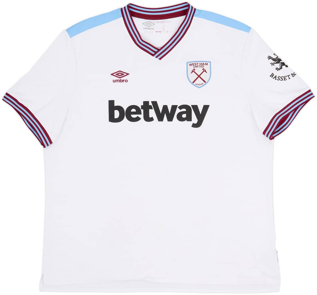 2019-20 West Ham Away Shirt - 5/10 - (4XL)