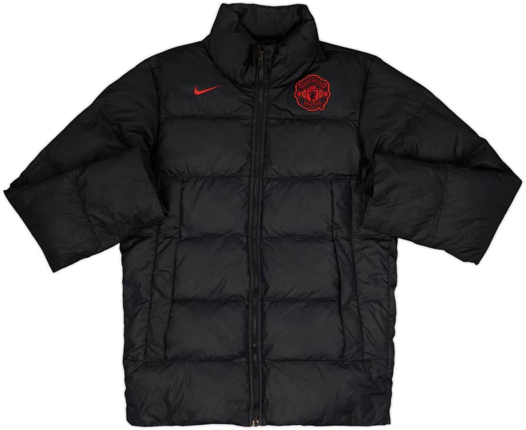 2010-11 Manchester United Nike Padded Bench Coat - 8/10 - (S)