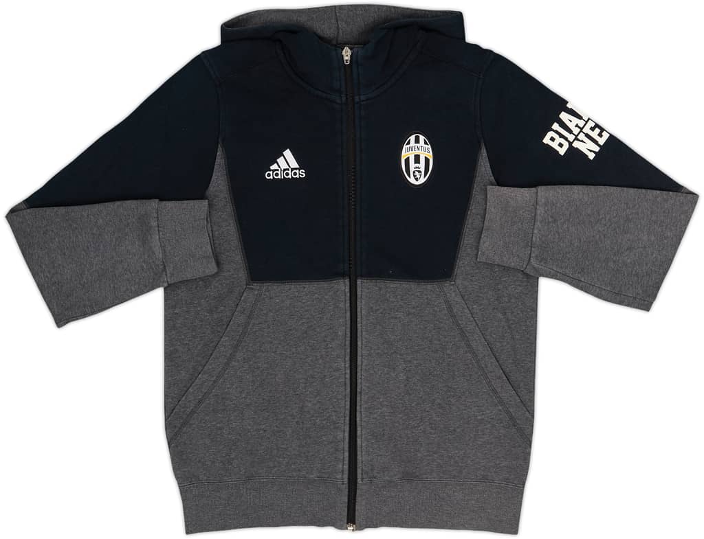 2015-16 Juventus adidas Hooded Track Jacket - 8/10 - (S)