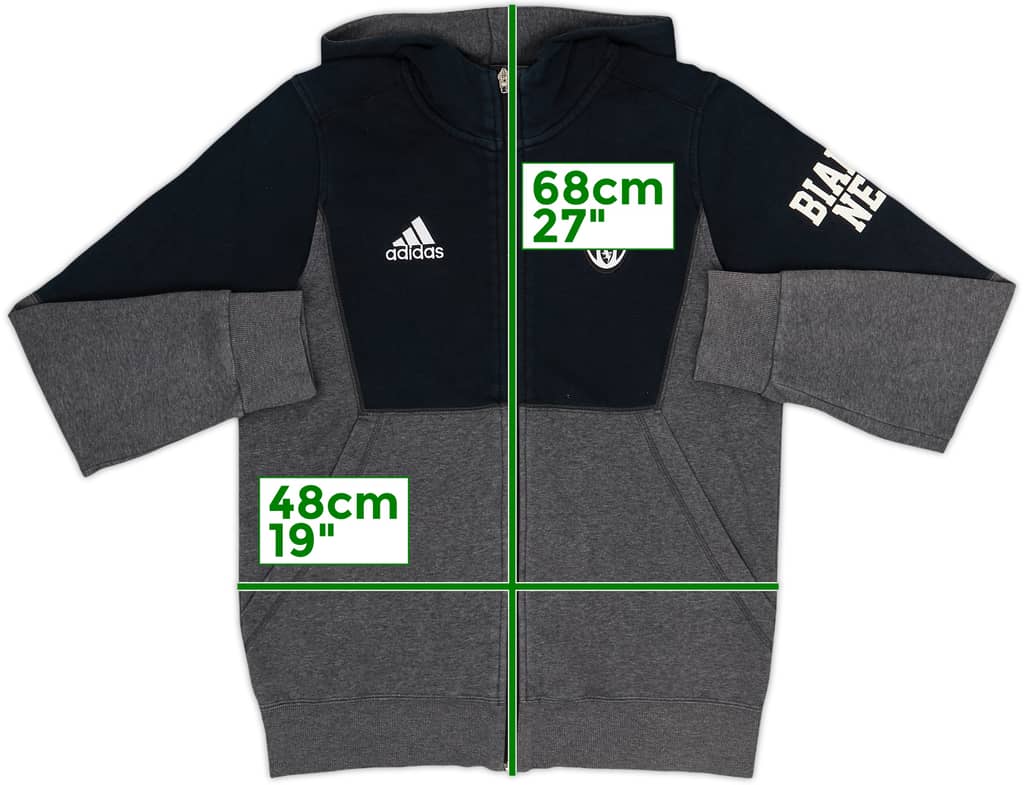 2015-16 Juventus adidas Hooded Track Jacket - 8/10 - (S)