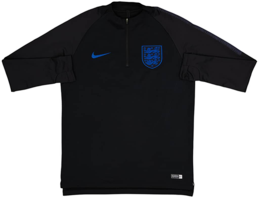 2018-19 England Nike 1/4 Zip Drill Top - 8/10 - (M)