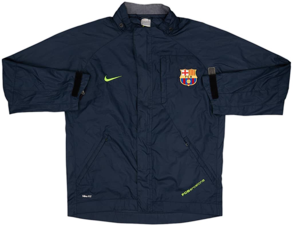 2007-08 Barcelona Nike Hooded Track Jacket - 6/10 - (S)