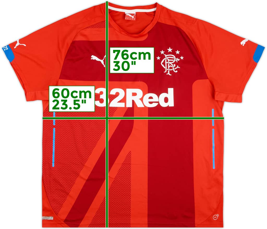 2014-15 Rangers Third Shirt - 6/10 - (XXL)