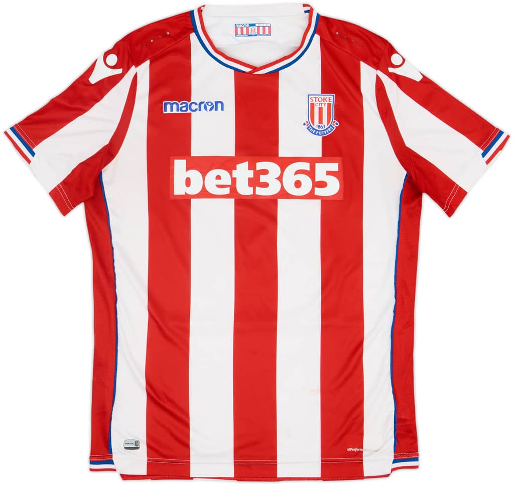 2017-18 Stoke City Home Shirt - 6/10 - (XL)