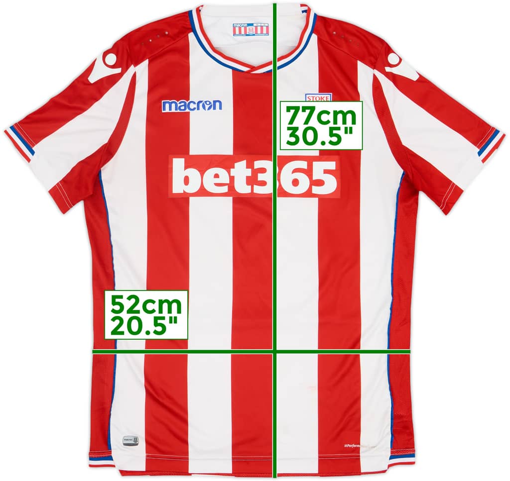 2017-18 Stoke City Home Shirt - 6/10 - (XL)