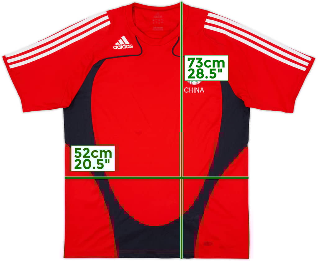 2008-09 China adidas Training Shirt - 9/10 - (L)