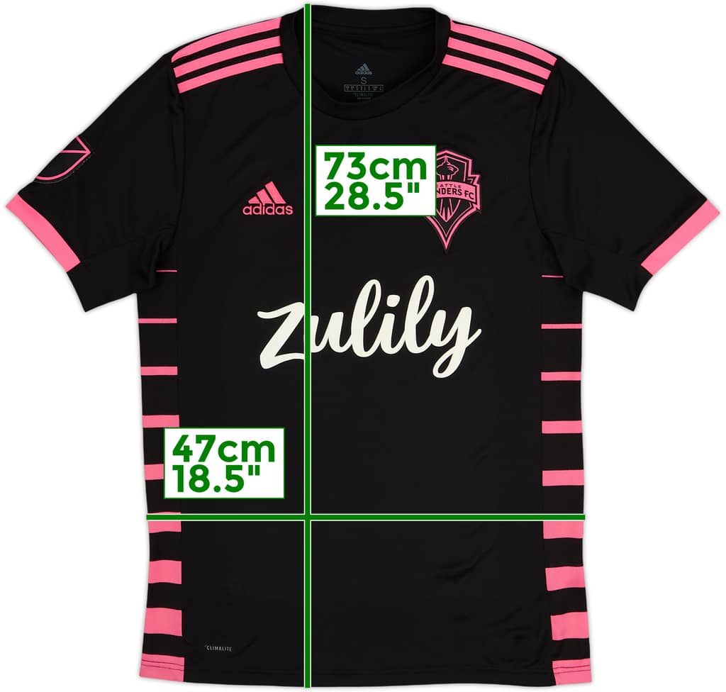 Camiseta auténtica de visitante del Seattle Sounders 2019-20 - 8/10 - (S)