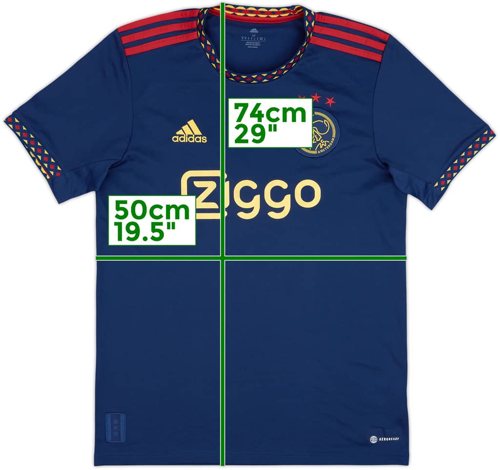 2022-23 Ajax Camiseta Visitante - 10/10 - (M)