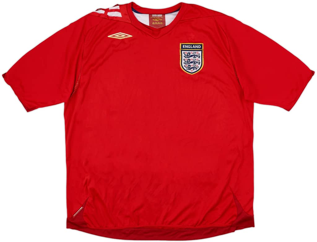 2006-08 England Away Shirt - 5/10 - (XXL)