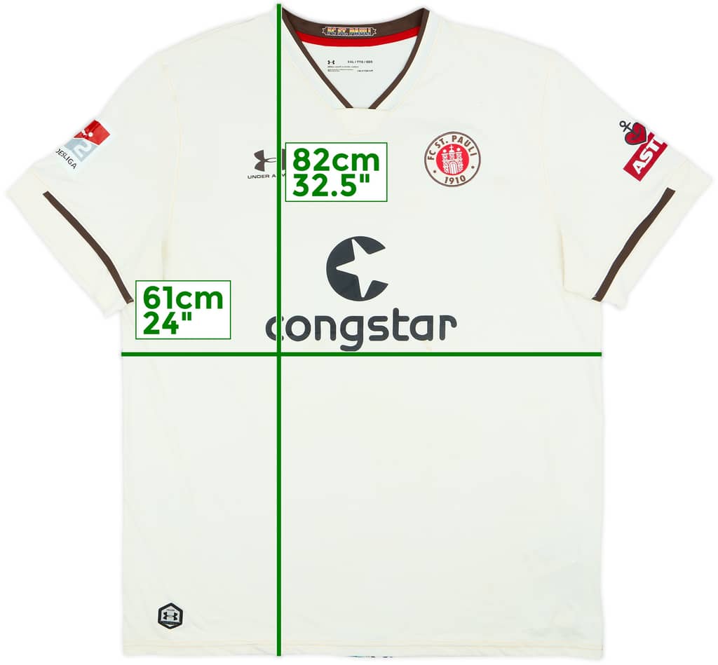 Camiseta de visitante de St Pauli 2020-21 - 6/10 - (XXL)