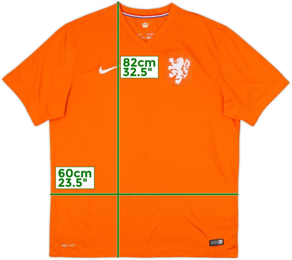 2014-15 Netherlands Home Shirt - 6/10 - (XL)