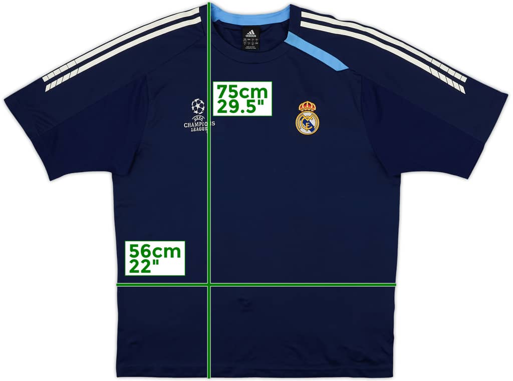 2005-06 Real Madrid adidas Training Shirt - 8/10 - (L)