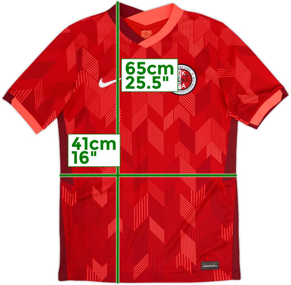 2020-21 Hong Kong Home Shirt - 9/10 - (L.Boys)
