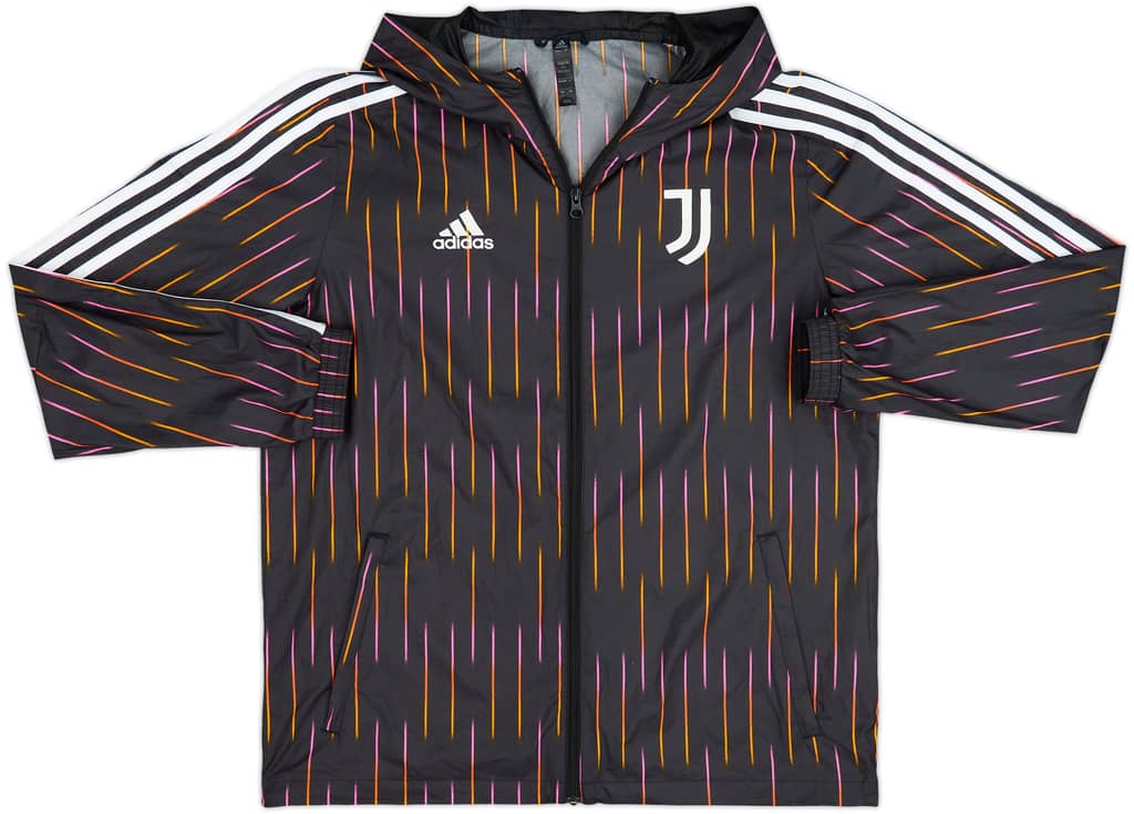 2021-22 Juventus adidas Hooded Track Jacket - 8/10 - (XL)