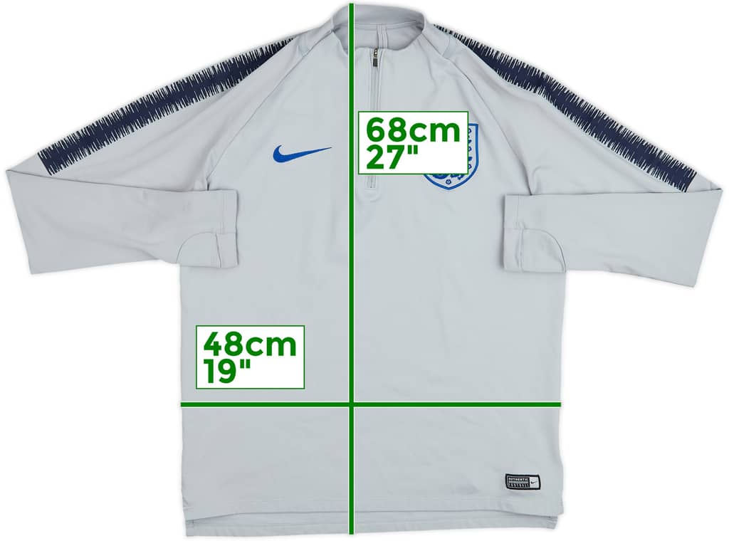 2018-19 England Nike 1/4 Zip Training Top - 8/10 - (M)
