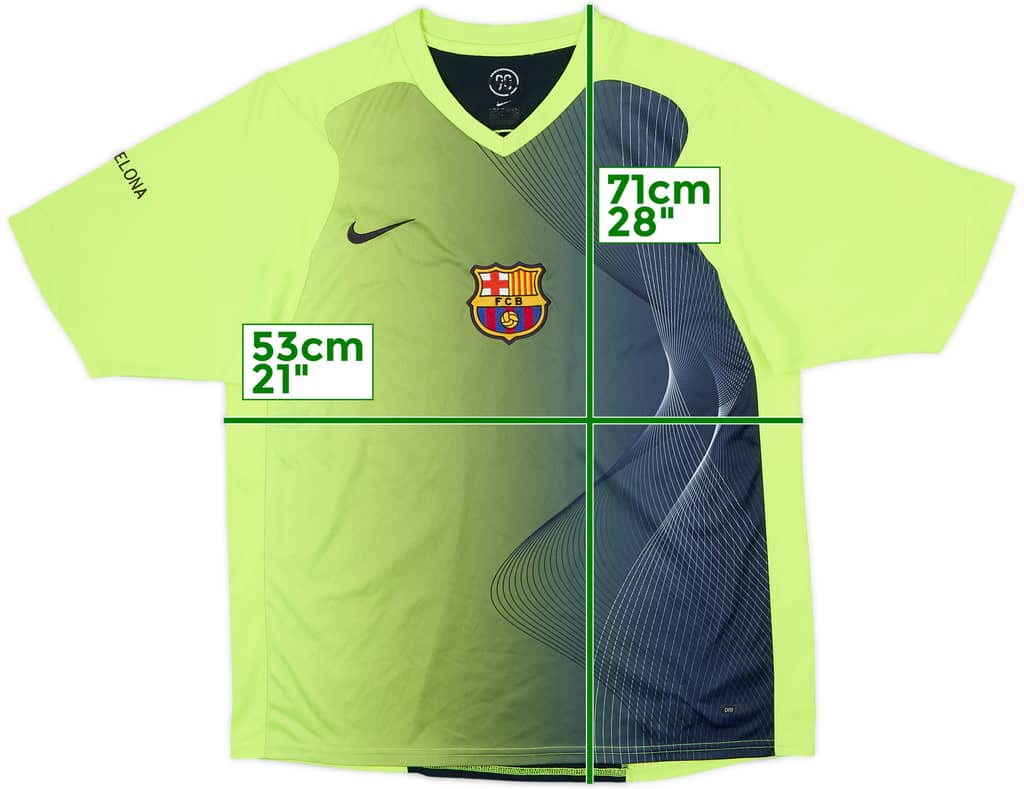 2006-07 Barcelona Nike Training Shirt - 7/10 - (L)