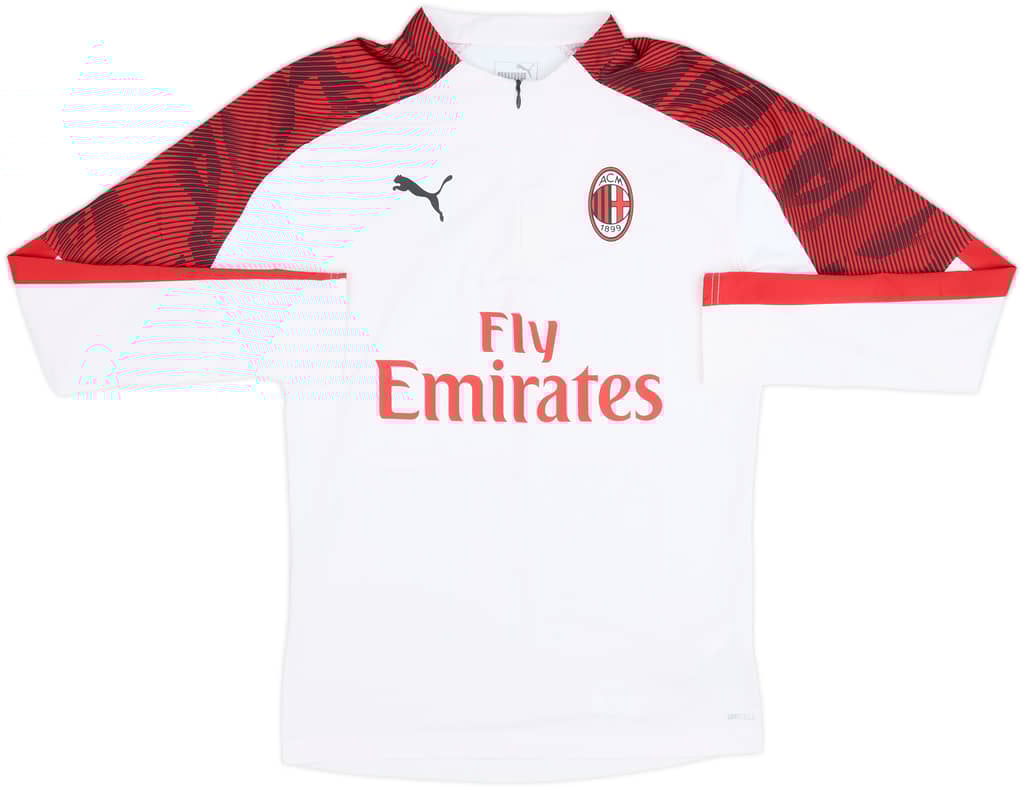 2019-20 AC Milan Puma 1/4 Zip Drill Top - 7/10 - (S)