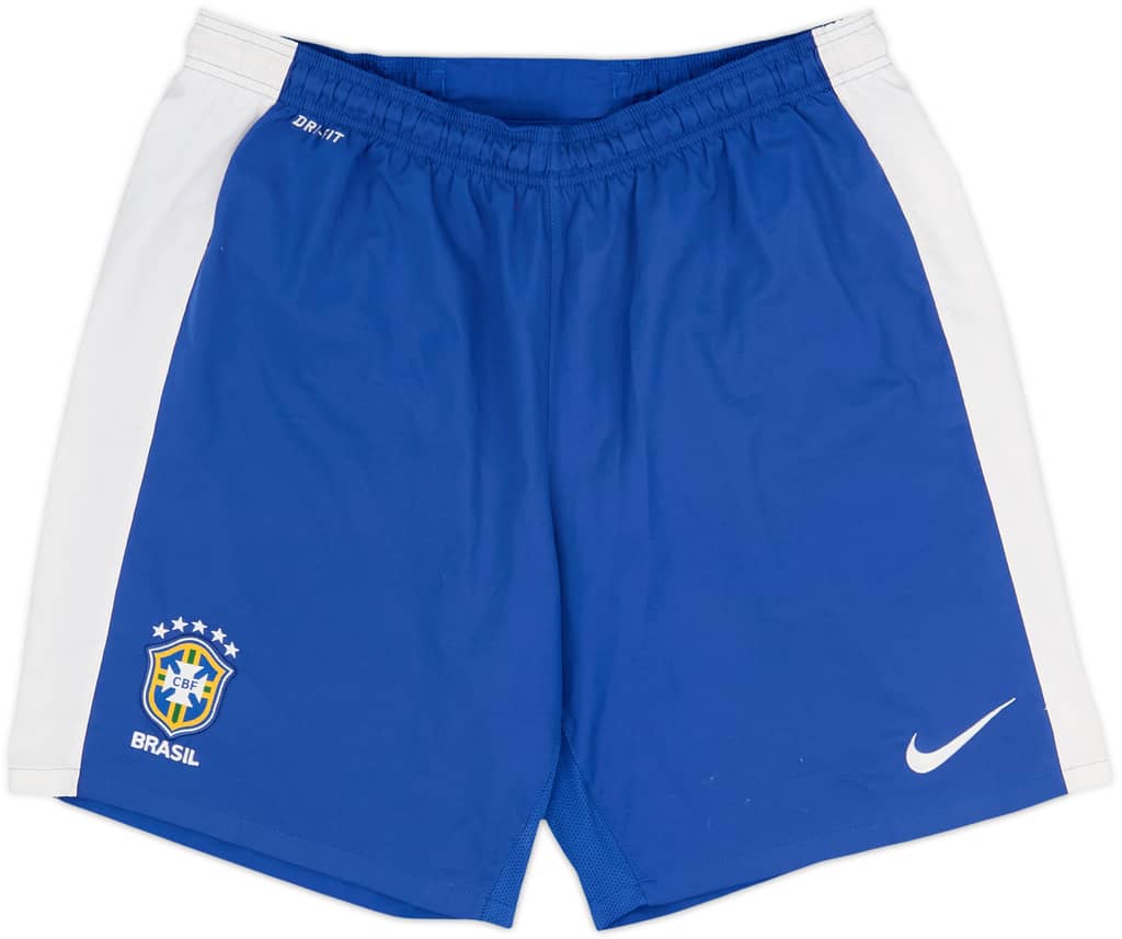 2014-15 Brazil Home Shorts - 7/10 - (XL)