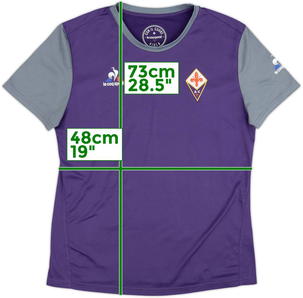 Camiseta Le Coq Sportif de entrenamiento de la Fiorentina 2016-17 - 9/10 - (L)
