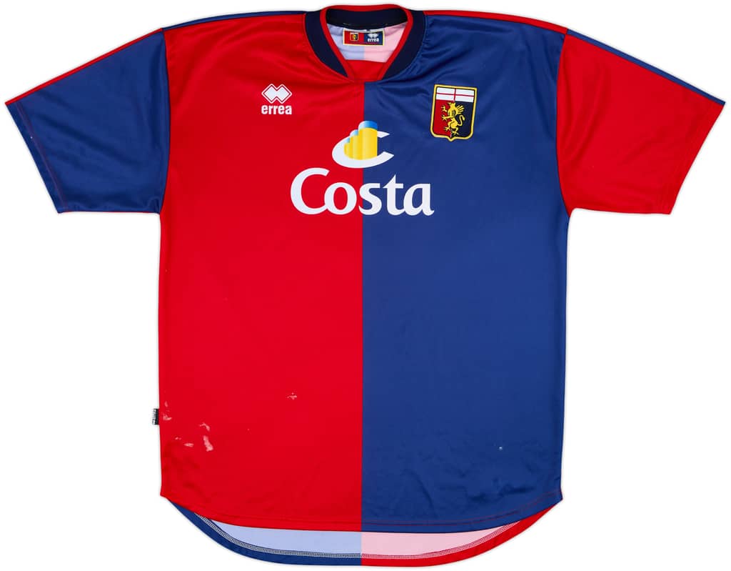 Camiseta de local de Genoa 2003-04 - 6/10 - (XXL)