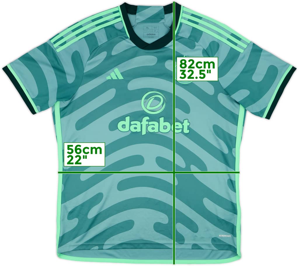 2023-24 Celtic Third Shirt - 9/10 - (XL)