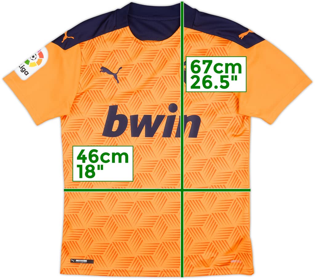 2020-21 Valencia Away Shirt - 10/10 - (S)